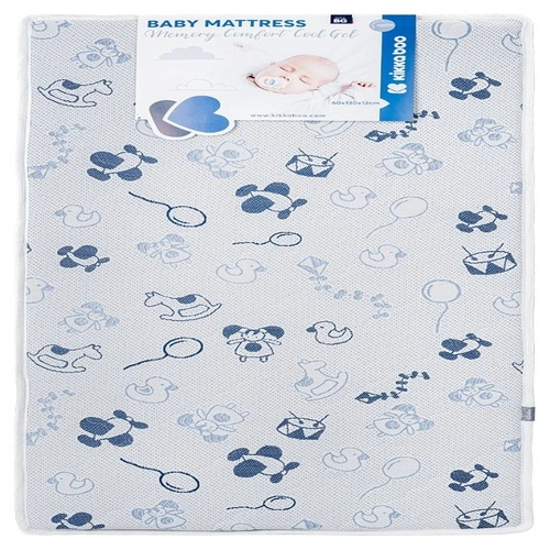 Детски матрак Memory Comfort Cool gel 60 х 120 х 12 cm. Horses Blue | PAT3634