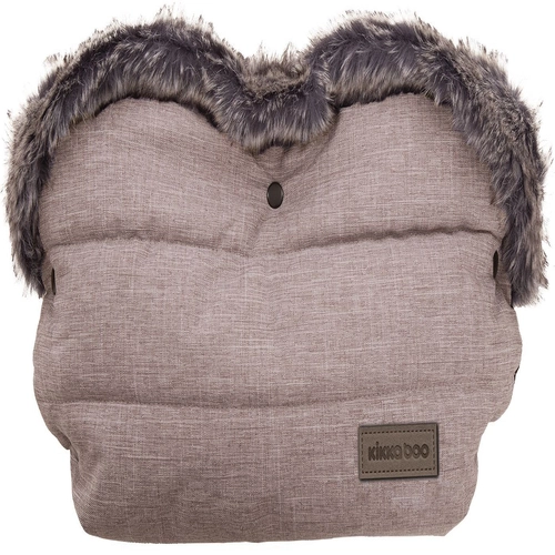 Ръкавица за бебешка количка Fur Melange Beige | PAT3739