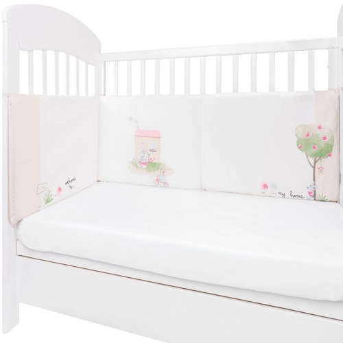 Обиколник за бебешко легло с дунапрен 180 cm My Home | PAT3801