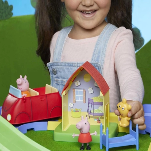 Детска занимателна играчка Peppa Pig комплект около града с Пепа  - 7