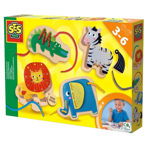 Детски комплект за шиене SES - Комплект животни | PAT3938