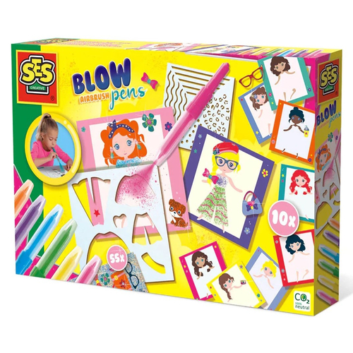Детски игрален комплект SES четки за рисуване Моден дизайнер | PAT3943