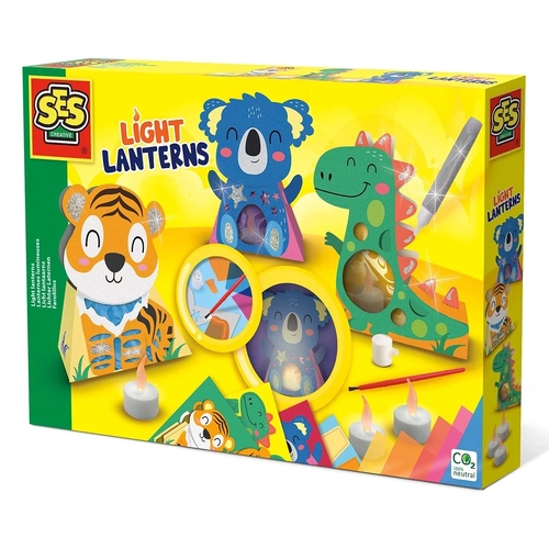 Детски игрален комплект SES хартиени свещници с LED светлина | PAT3944