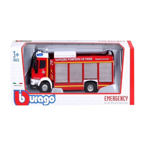 Детска играчка Bburago модел на кола 1:50 автомобил за спешни случаи Iveco | PAT3976