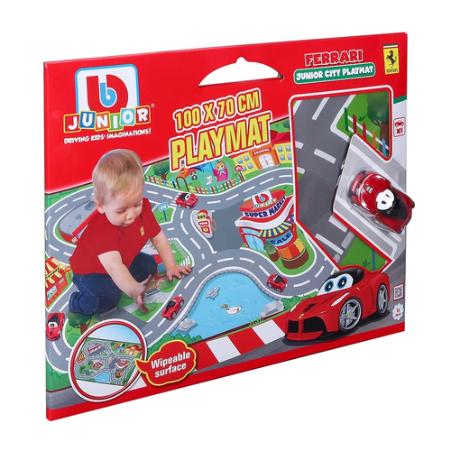 Детска играчка Bburago Junior килимче за игра с количка Ферари | PAT3985