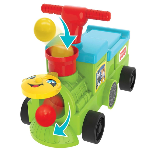 Детска кола за каране и бутане Фишър Прайс Влакче | PAT4003