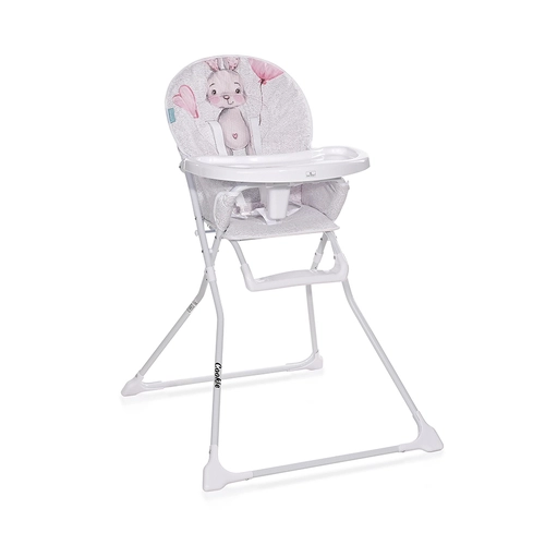 Детски стол за хранене COOKIE Noble Grey&Pink RABBIT | PAT4019