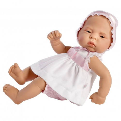 Детска кукла за игра Лучия с бяла рокличка 42 см | PAT4113