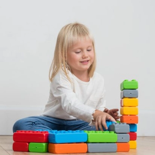 Детска игра със строителни блокове - 140 части  - 3