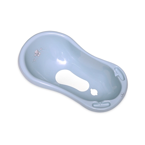 Бебешка синя нехлъзгаща вана с изход за оттичане | PAT4191
