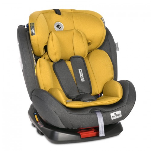 Детски жълт стол за кола Lyra Isofix 0-36 кг | PAT4214