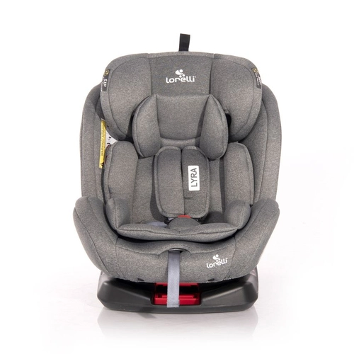 Детско сиво столче за кола Lyra Isofix 0-36 kg | PAT4221