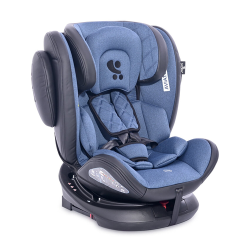 Детско столче за кола Isofix Aviator Black&Blue 0-36 кг | PAT4226