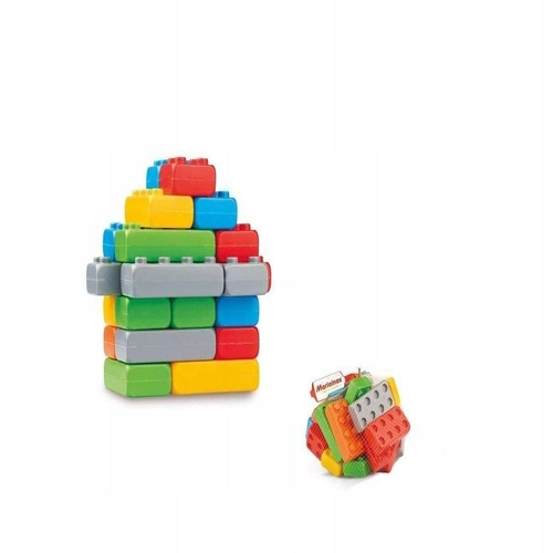 Детски конструктор Цветни блокове 25 части  - 2