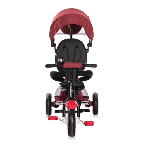 Детска триколка с въздушни гуми Moovo Red&Black Luxe | PAT4265