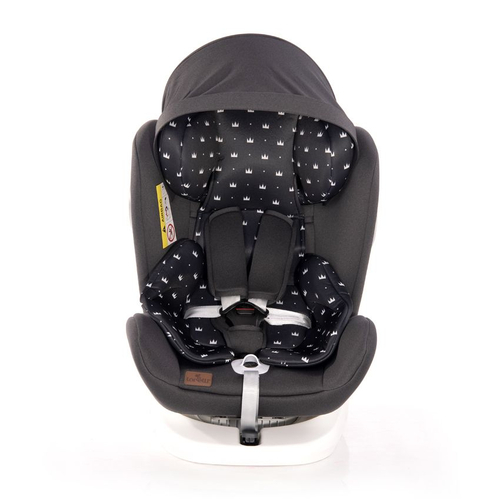 Детски стол за кола Lusso Black Crowns SPS Isofix 0-36 kg | PAT4269