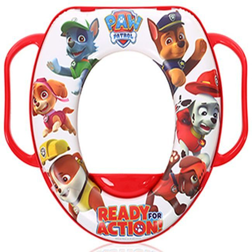 Детска бяла седалка за тоалетна чиния с дръжки Paw Patrol | PAT4272