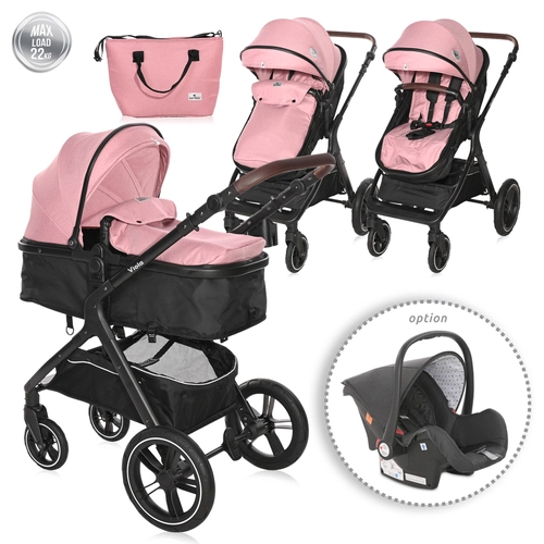 Бебешка количка Viola Pink | PAT4318