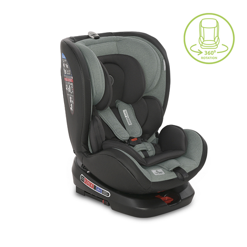 Детски стол за кола Nebula Isofix Green Leather 0-36 кг. | PAT4336
