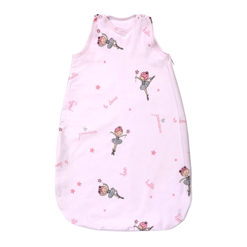Бебешко розово лятно спално чувалче Ранфорс Балет 95 см | PAT4385