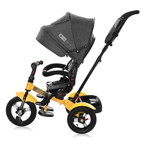 Детска триколка с въздушни гуми Neo Yellow&Black | PAT4397