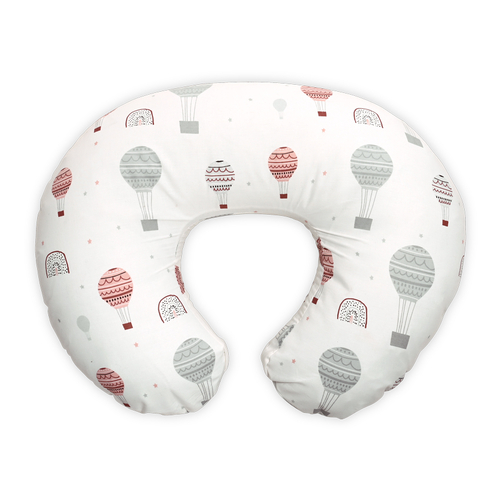 Възглавница за кърмене на бебе Happy Сиви балони | PAT4404