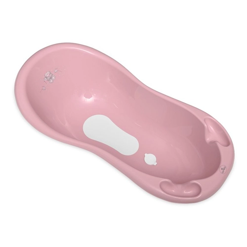 Бебешка вана с оттичане Bear Dark Pink 100 cm | PAT4416