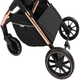 Бебешка комбинирана количка 3в1 Angele Chrome Black  - 10