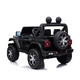 Детска акумулаторна кола Licensed Jeep Wrangler Rubicon Black SP  - 4
