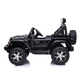 Детска акумулаторна кола Licensed Jeep Wrangler Rubicon Black SP  - 3