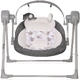 Бебешка електрическа люлка Twinkle Rhino Grey  - 2