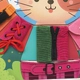 Детска активна дъска за основни умения Облечи котето  - 4