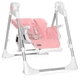Бебешки стол за хранене-люлка 2в1 Camminando Pink  - 3
