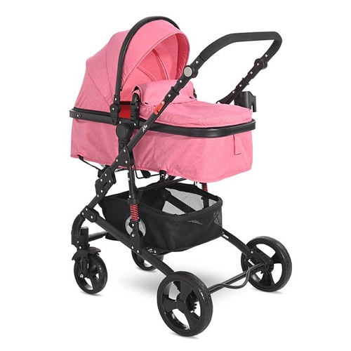 Бебешка комбинирана количка Alba Classic Set Candy Pink | PAT4487