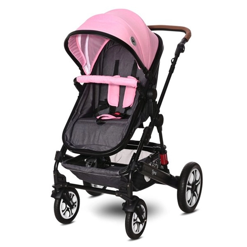 Бебешка комбинирана количка Lora Set Candy Pink | PAT4528
