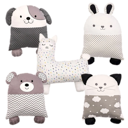 Комплект детски декоративни възглавнички 5 бр с форма на животни | PAT4582