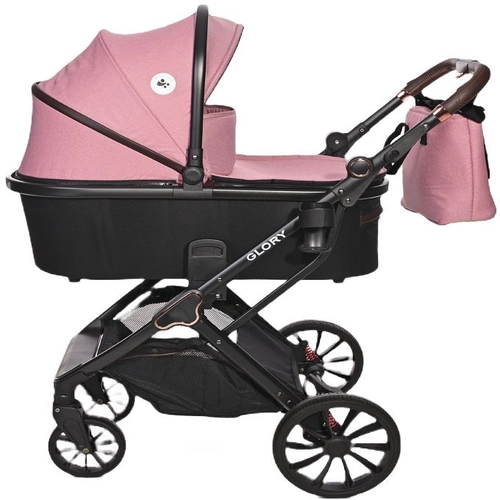 Бебешка комбинирана количка 3 в 1 Glory Pink | PAT4630