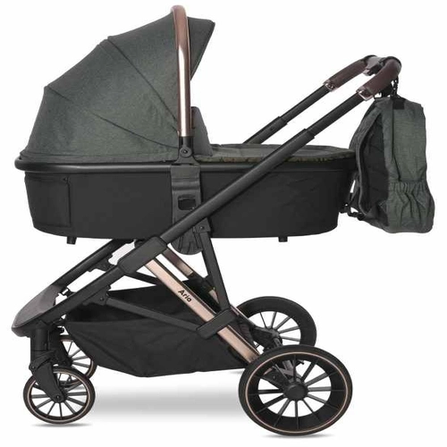 Бебешка комбинирана количка 3в1 Aria Green | PAT4636