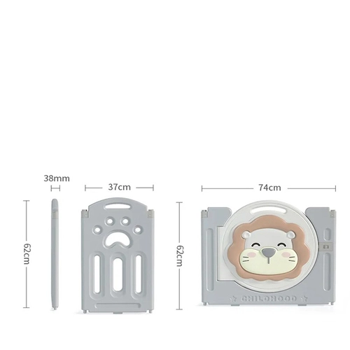 Бебешка ограда за безопасна игра Lion PAT68490
