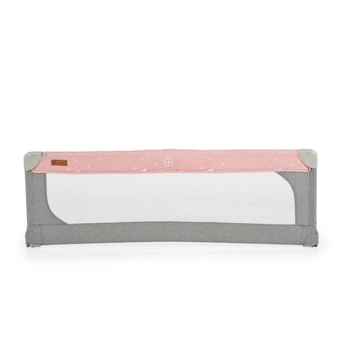 Безопасна розова преграда за легло 130 см | PAT4998