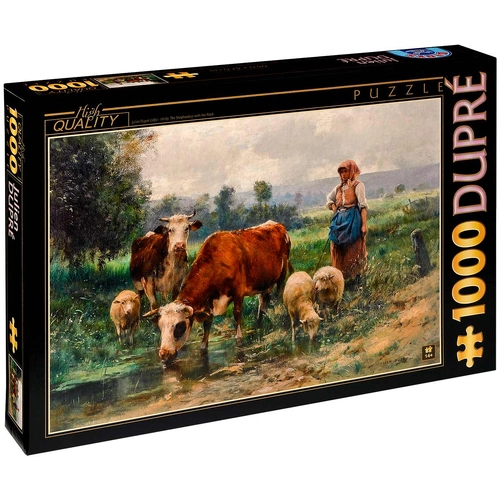 Пъзел D-Toys от 1000 части - Овчарка със своето стадо | PAT5037