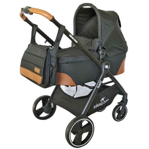 Комбинирана бебешка количка 2 в 1 с кош за новородено Bali Zen Black | PAT5101