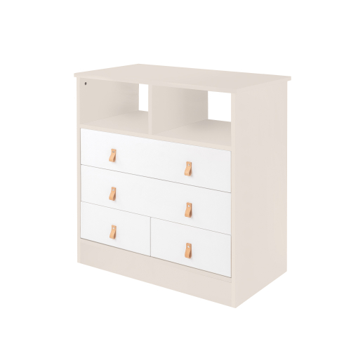 Бежов дървен скрин за детска стая Aspen Beige | PAT5202