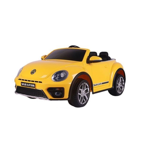 Детски акумулаторна кола  Volkswagen Beetle жълт | PAT5279