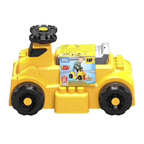 Детски комлект кола булдозер за бутане с блокчета  - 2