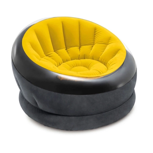 Надуваемо кресло фотьойл INTEX жълт | PAT5377