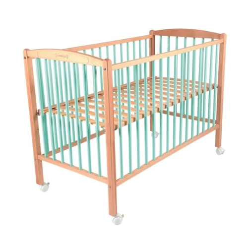 Детско дървено легло Arthur Натур Минт  - 4