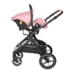 Бебешка комбинирана количка Viola Set Pink  - 11