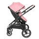 Бебешка комбинирана количка Viola Set Pink  - 9