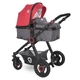 Бебешка комбинирана количка 3в1 Alexa Cherry Red  - 2